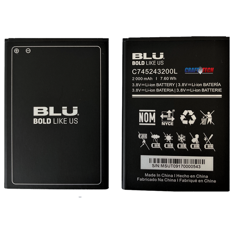 BLU Studio PRO S750P Original OEM Li-ion Battery C745243200L