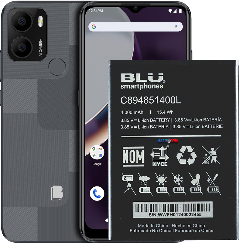 BLU G43 G0950ww Original OEM Battery 4000mAh 14.8Wh US seller