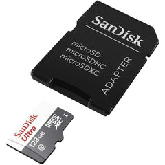 SanDisk Ultra microSDXC 128GB 100MB/s UHS-I Memory Car with Adapter