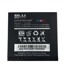BLU Dash Jr OEM battery C474705100T