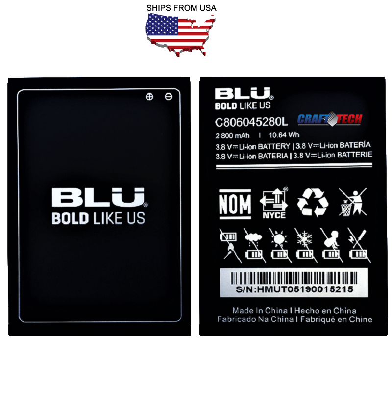 C806045280L Original OEM Battery for BLU G6 Phone Model G0210