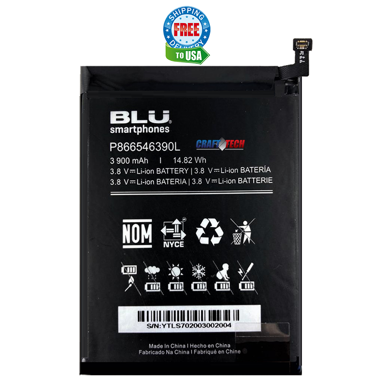 For BLU G70 G0250ww Original OEM Battery P866546390L