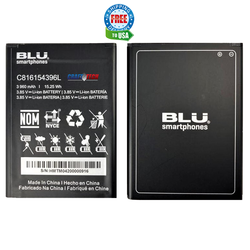 BLU V70 Original OEM Battery C816154400L 3960mAh 3.85V