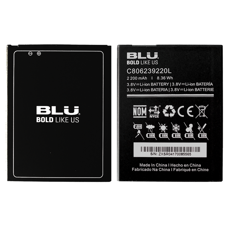 BLU Grand X G090 Original OEM Battery C806239220L 2200 mAh 3.8V