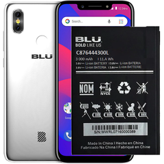 BLU Vivo One PLUS battery Original OEM blu Battery 3000 mAh 3.8V for Vivo one (2019)