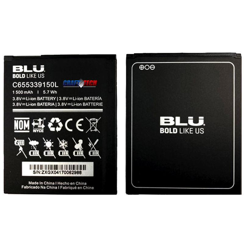 BLU Vivo 5 Mini V050  Battery C655339150L Original OEM battery