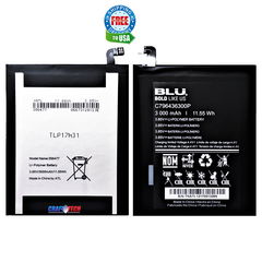 BLU VIVO XL3 Plus battery Original OEM blu Battery C796436300P 3000mAh